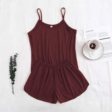 Maroon Cami Set For Women