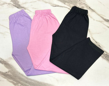 Pack of 3 Plain Trouser For Girls