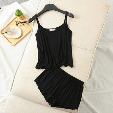 Black Cami Set For Women